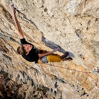 Pepa Šindel climbed Histerija | SingingRock.cz